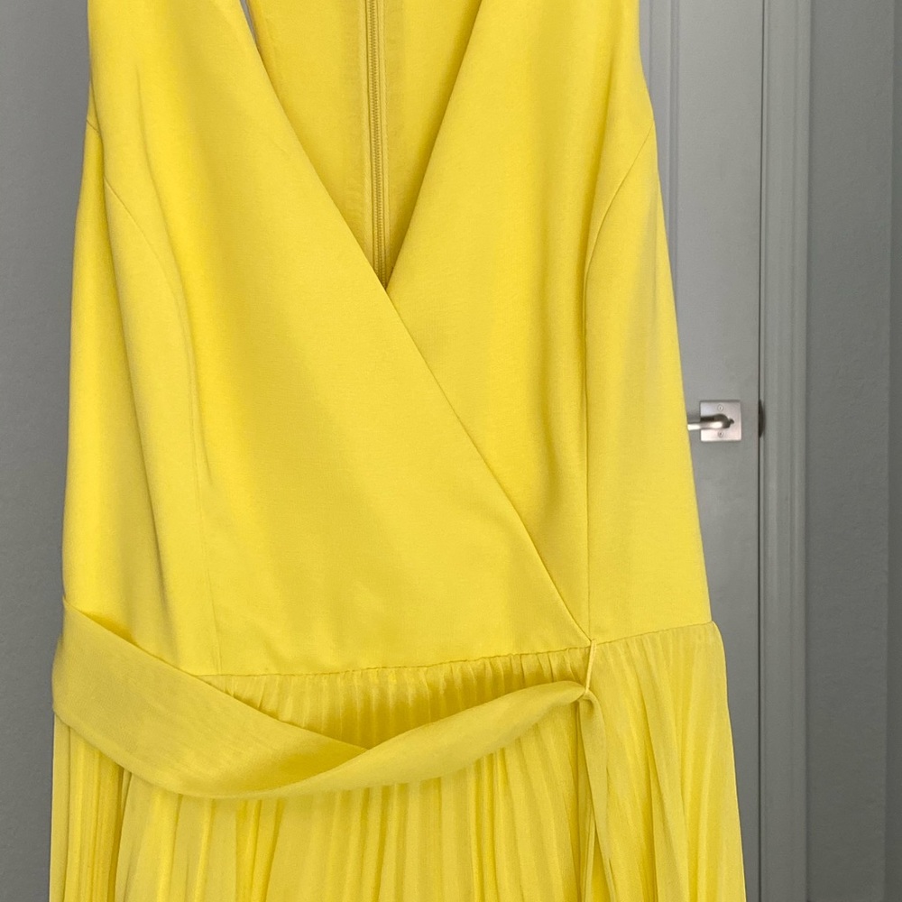 Yellow formal dress